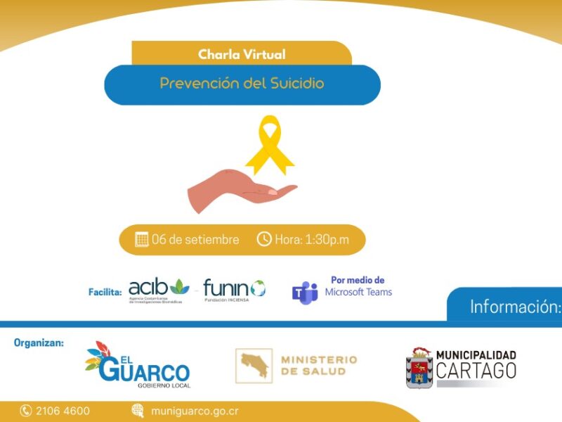 Charla: Prevención del Suicidio