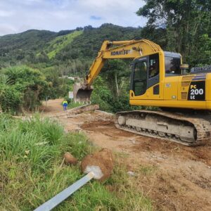 Iniciaron los trabajos de mejoramiento en camino que comunica a Tobosi con Tablón