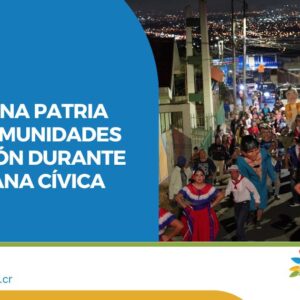 “Caravana Patria” visitó comunidades del cantón durante la Semana Cívica