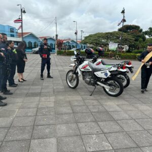 Donación de motocicletas a la Policía Municipal