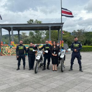 Donación de motocicletas a la Policía Municipal