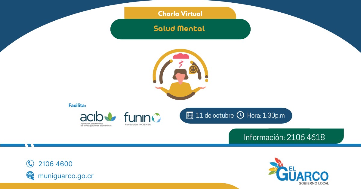 Charla Virtual sobre Salud Mental