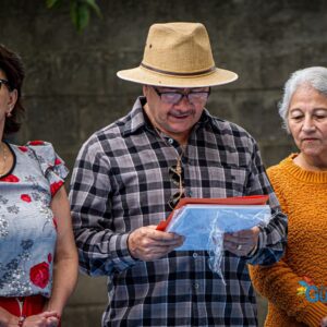 Inauguración cancha de baloncesto de la comunidad de Los Sauces.