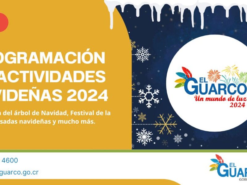 Agenda de actividades navideñas 2024.