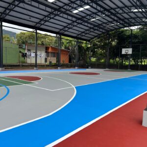 Inauguración primera etapa cancha multiusos de San Isidro