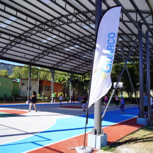 Inauguración primera etapa cancha multiusos de San Isidro