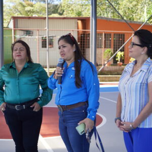 Inauguración primera etapa cancha multiusos de San Isidro