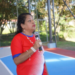 Inauguración primera etapa cancha multiusos de San Isidro