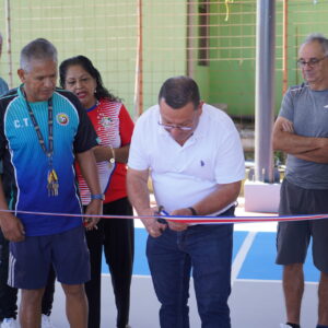 Inauguración primera etapa cancha multiusos de San Isidro