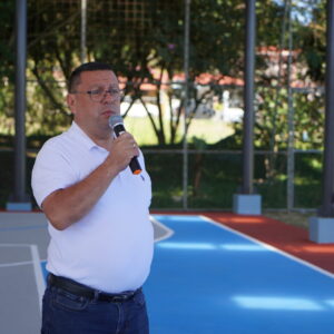 Inauguración primera etapa cancha multiusos de San Isidro