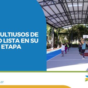 Cancha Multiusos de San Isidro lista en su 1era etapa