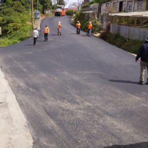 Mejora en caminos de las zonas rurales del cantón