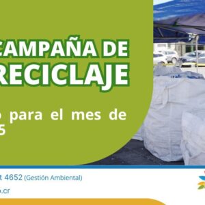 Calendario de reciclaje para el mes de marzo 2025